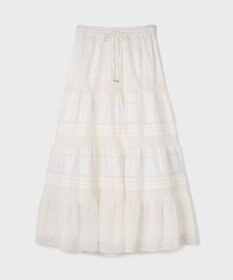 GRACE CONTINENTAL ピンタックティアードスカート