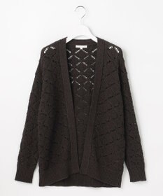 自由区 ジオメトリックモチーフ カーディガン