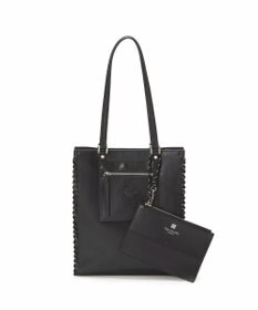 TOPKAPI 【TREASURE TOPKAPI】フェイクレザー ポーチ付き パラコード かがりトートバッグ