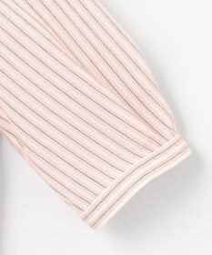 J.PRESS LADIES 【洗える・接触冷感】ドビー強撚ストライプ スキッパー ブラウス