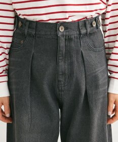 Green Parks ・ＳＵＧＡＲ　ＳＰＯＯＮ　デニムタックワイドパンツ