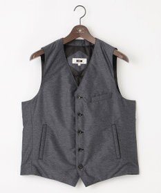 JOSEPH ABBOUD 【軽量/ダウンの吹き出しを防ぐキルトレスダウン】ADSインターレース ダウンベスト