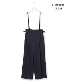 ICB 【2WAY・WEB限定・洗える】シルフィルダブルクロス サスペンダーパンツ