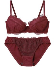 AMPHI ブラジャー ショーツセット まる胸メイク 推し活・推し事応援 Aカップあり 【ブラショーツセット】 上下セット ブラ BBJ201 アンフィ／ワコール