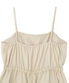 Green Parks 胸元バルーンワイドシルエットサロペット