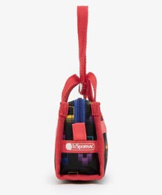 LeSportsac MICRO WEEKENDER CHARM/テトリスフォーリングブロックス/ピンク