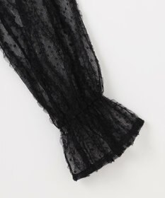 組曲 【前後着用可】チュールフリル ブラウス