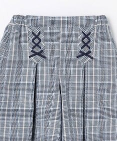 組曲 KIDS 【150-160㎝】グレンチェック キュロット