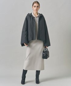 ICB 【WEB限定カラーあり・撥水加工】ADSダウン フーデットミドル丈コート