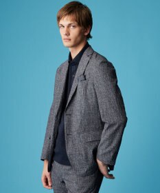 JOSEPH ABBOUD 【洗える/UV/エコ撥水・クールビズ/】ライトウェーブライト ジャケット グレー系2