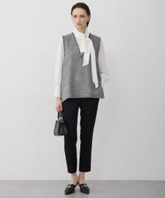 ICB アセテートダブルサテン スティックパンツ