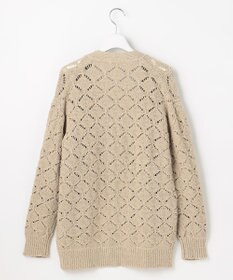 自由区 ジオメトリックモチーフ カーディガン