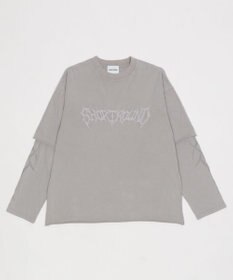 WEGO 【ユニセックス着用ITEM】ブリーチレイヤードグラフィックT（LS）