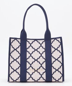 TOCCA 【大人百花掲載】【A4サイズ対応】CHECKER CLOVER KNITBAG ニットバッグ