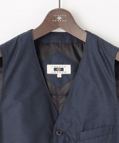 JOSEPH ABBOUD 【軽量/ダウンの吹き出しを防ぐキルトレスダウン】ADSインターレース ダウンベスト