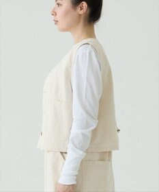 caqu デニムワークベスト