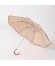 UNBILLION カシュネ cachenez / 【晴雨兼用】【日傘】 シャンプレーフリルトップレス折りたたみ傘
