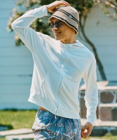 San-ai Resort（三愛水着楽園） 【UPF50＋】　ユニセックス　サーマルラッシュパーカー　S・M・L　【Reir（レイール）】