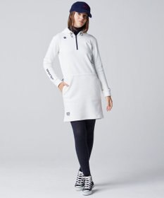 PW CIRCULUS 【WOMEN】ハーフジップ フーディ ワンピース