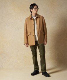 J.PRESS MEN 【Cash Lamb's Wool】ケーブルクルーネック ニット