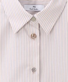 Paul Smith ラッキーチャームボタン ストライプ シャツ