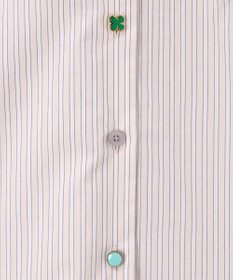 Paul Smith ラッキーチャームボタン ストライプ シャツ