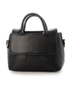 UNBILLION 【テレビ ドラマ着用アイテム】カシュカシュ cachecache / クロコダイル風フラップ2wayミニボストン