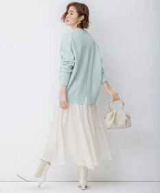 23区 【滝沢眞規子さん着用/洗える】ウールカシミヤ クルーネック ニット