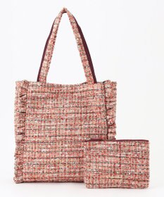 TOCCA 【ヨンア×大人百花×TOCCAコラボカラー有り】PRECIOUS WAVES BAG WITH POUCH ポーチ付きトートバッグ