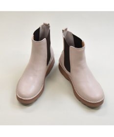 ing <ing>【WEB限定】【3E】【サスティナブルシリーズ】厚底サイドゴアショートブーツ