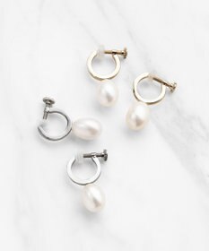 TOCCA DROP PEARL HOOP EARRINGS イヤリング