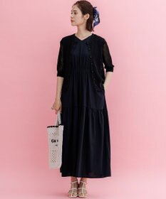 組曲 S 【WEB限定】サマージャージー ティアードワンピース