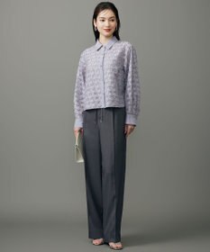 自由区 S 【カタログ掲載】ウールライクストレッチワイド パンツ