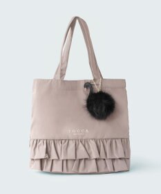 TOCCA SOGNO FUR CHARM TOTE トートバッグ【WEB＆一部店舗限定・A4サイズ対応】