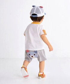 MIKI HOUSE HOT BISCUITS 【70-110cm】 ショルダーベア 半袖Tシャツ