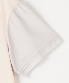 自由区 【WEB限定カラーあり】【UVカット・吸水速乾・洗える】ツイストプレーンラッフルスリーブ カットソー