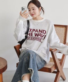 WEGO グラフィックニットBIGプルオーバー