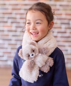 ANY KIDS アニマル ふわふわ マフラー