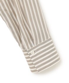 ICB L 【洗える】 キュプラローンストライプ シャツ