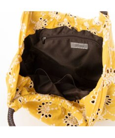 UNBILLION カシュカシュ cachecache / 花刺繍メッシュハンドルトートバッグ