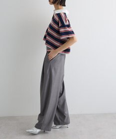 Green Parks エムブレム刺繍ショートボーダーカットソー