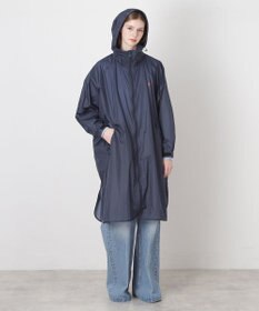 MOONBAT POLO RALPH LAUREN(ポロ ラルフローレン) ポロポニー レインコート ライトウェイト レインポンチョ  無地 フード 収納袋 レディース