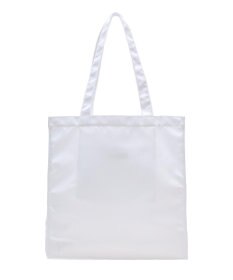 Maison de FLEUR ブランドロゴ発泡プリントスクエアトート