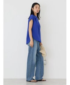 AMERICAN HOLIC 接触冷感フレンチスリーブタックポンチプルオーバー