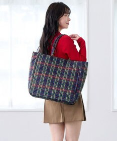 ROOTOTE 3619【自立・A4収納】EU.ミディアム.チェックキルト-C