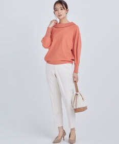 組曲 【WEB限定カラーあり】ウールライクストレッチ イージーパンツ