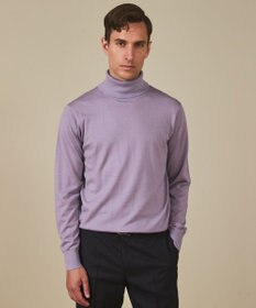 GOTAIRIKU 新色追加【洗える/チクチクしにくい/ピリングしにくい】イタリア糸 ハイゲージ タートルネックニット_WOOL100％