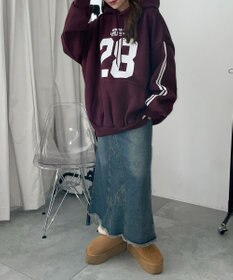 WEGO サイドラインナンバリングパーカー