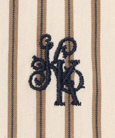 組曲 【ボウタイ付き】コンパクトシャーティング ストライプシャツ