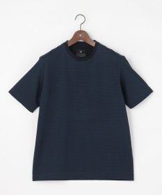 JOSEPH ABBOUD 【オーガニックコットン使用・MADE IN JAPAN】千鳥ジャカード Tシャツ